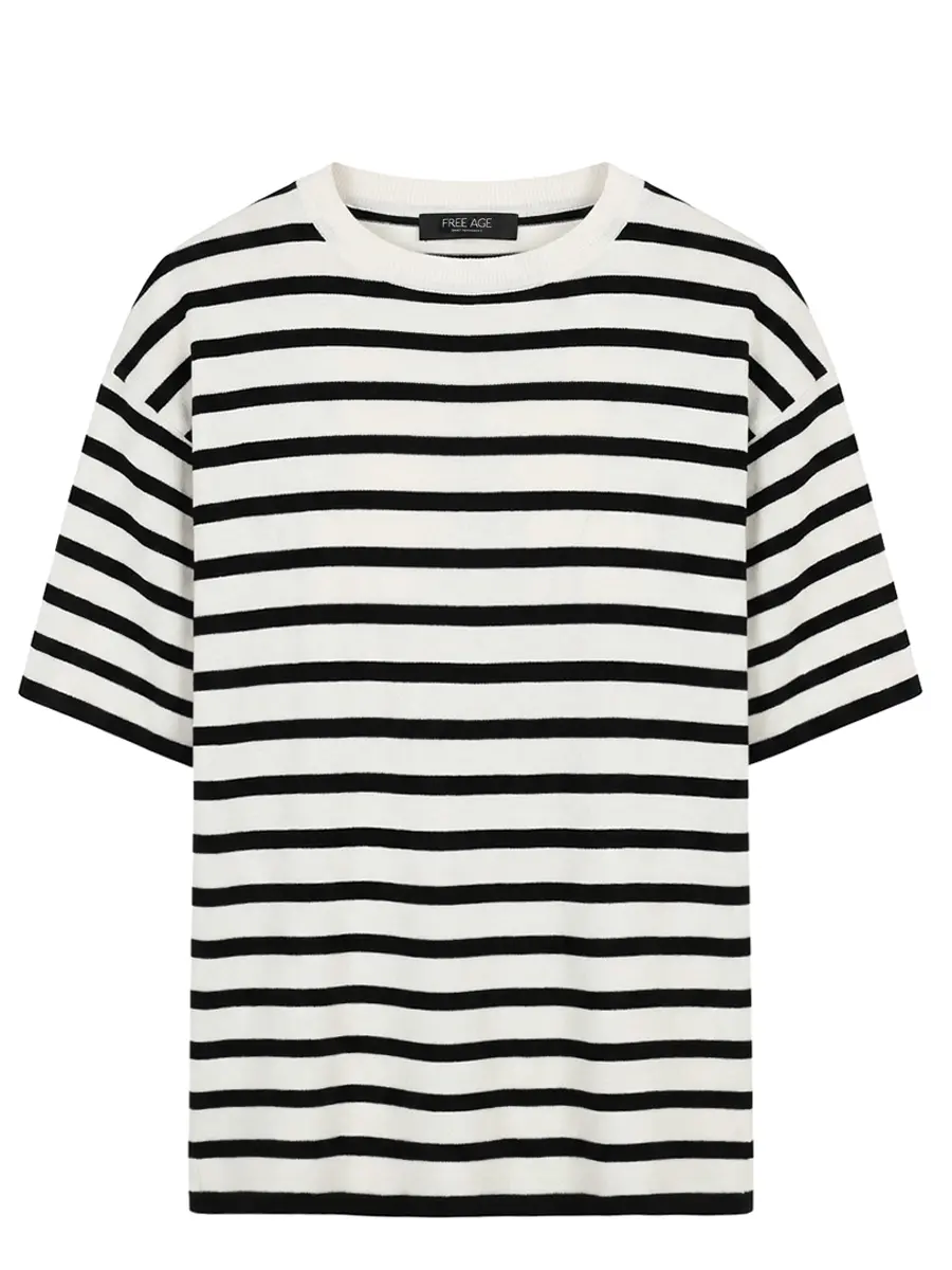 Футболка из шелка и вискозы