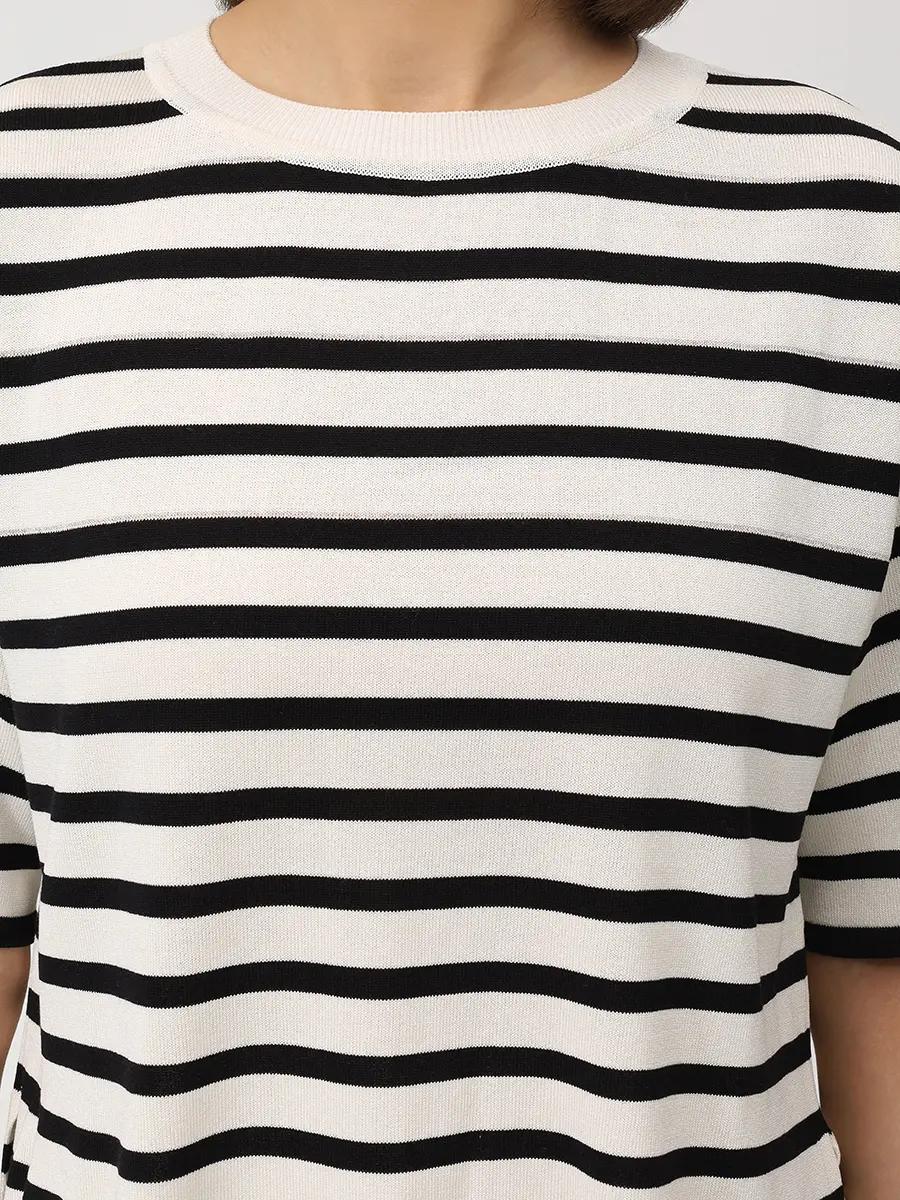 Футболка из шелка и вискозы