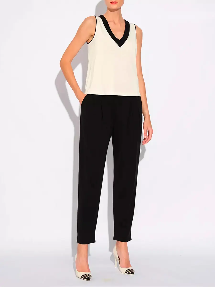 Брюки шелковые