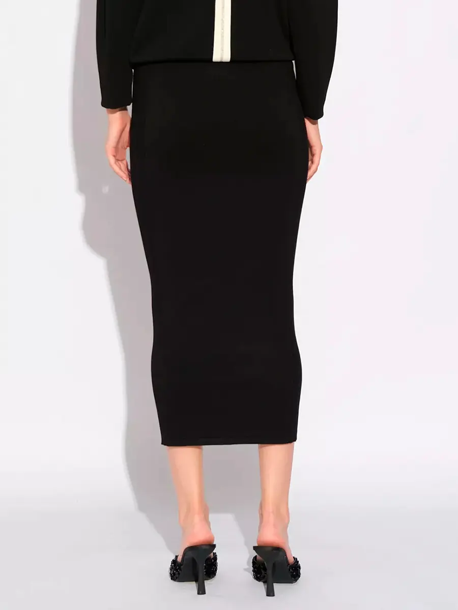 Юбка шелковая