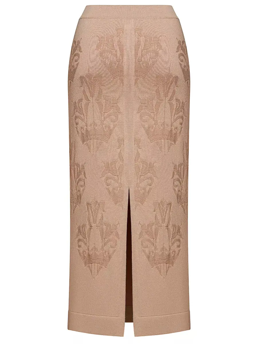 Юбка шелковая