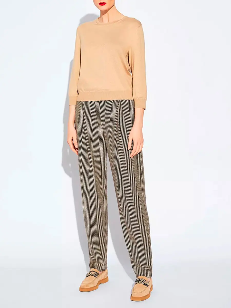 Брюки шелковые