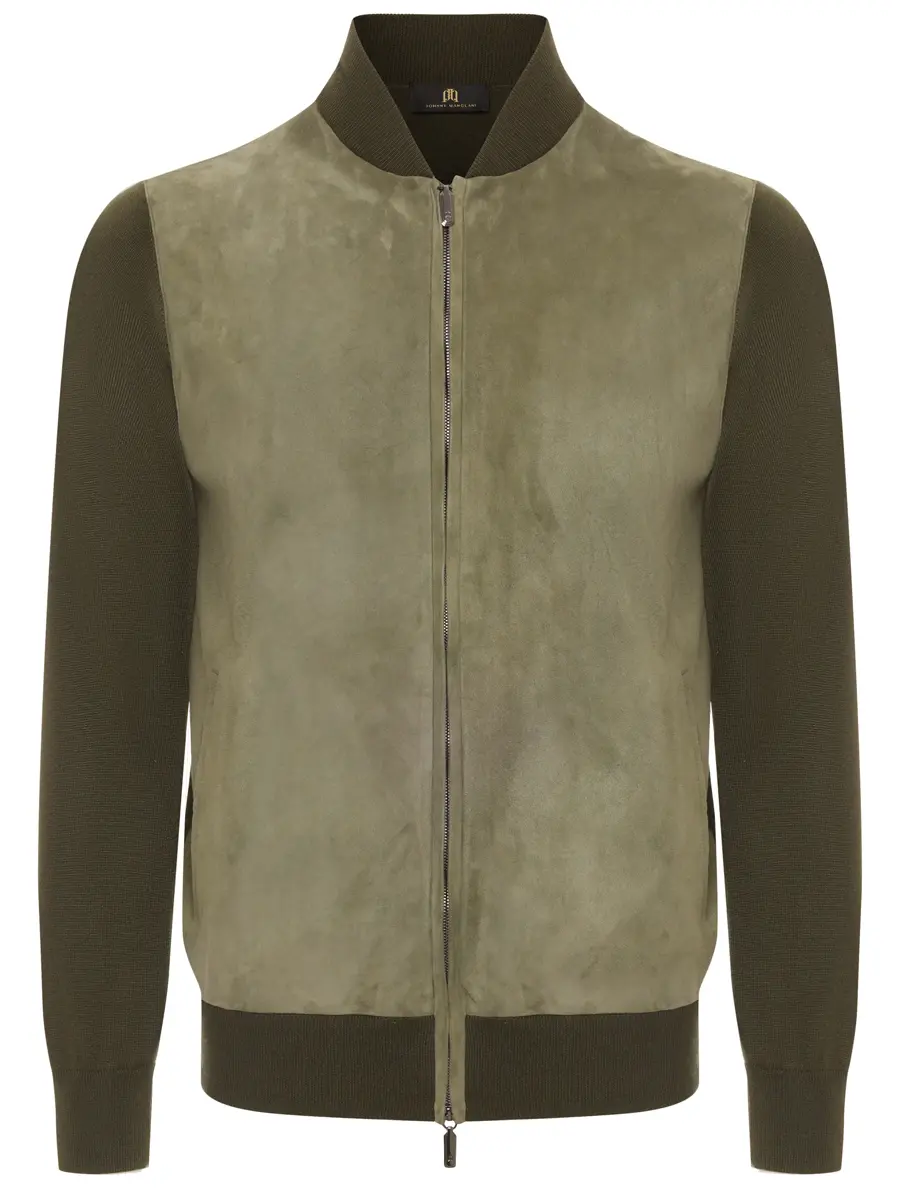 Кардиган комбинированный