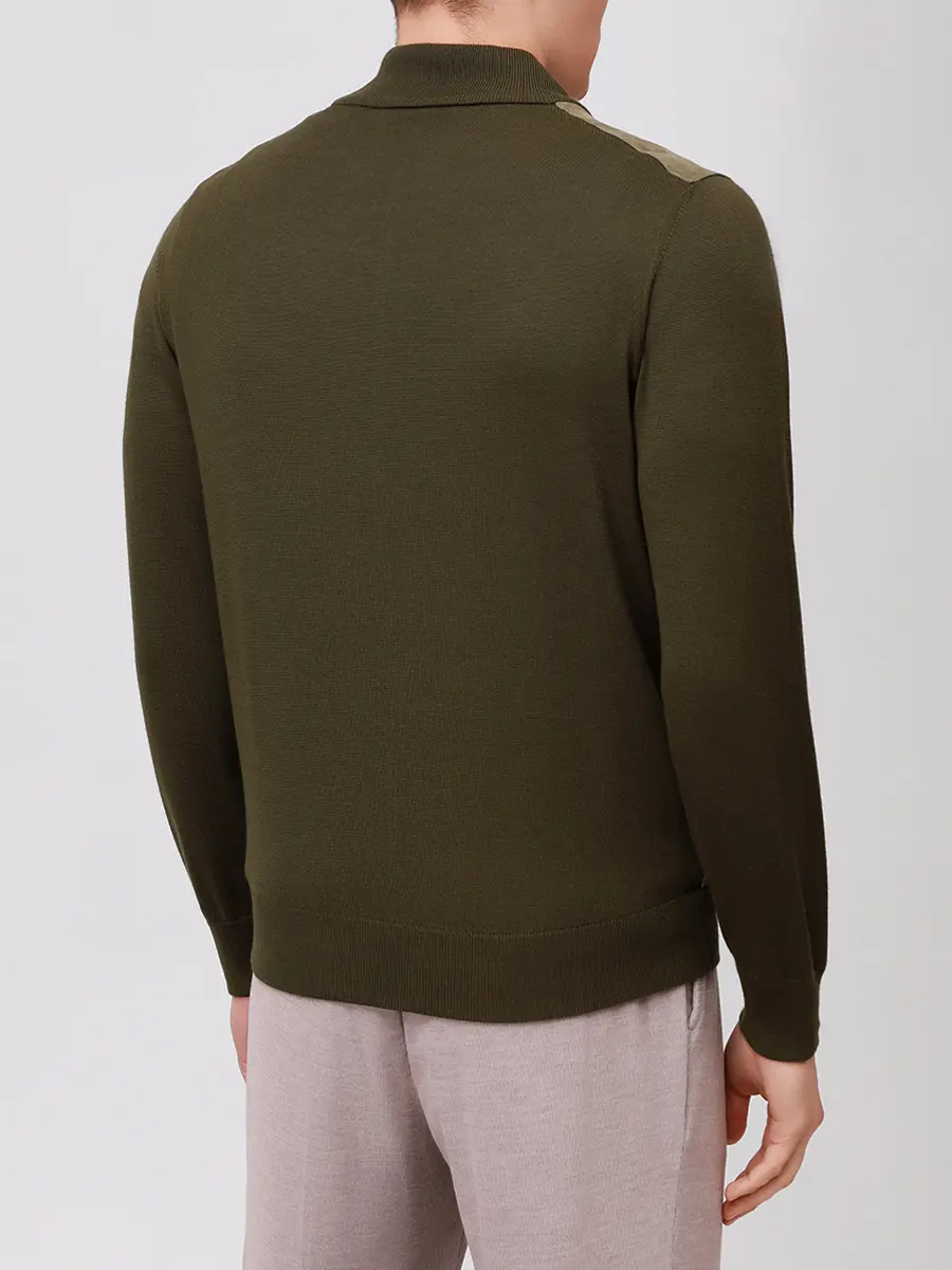 Кардиган комбинированный