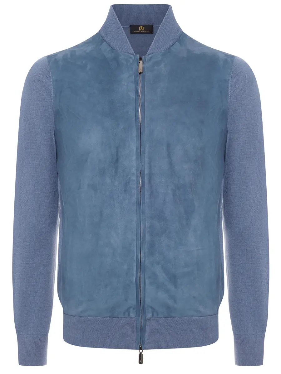 Кардиган комбинированный