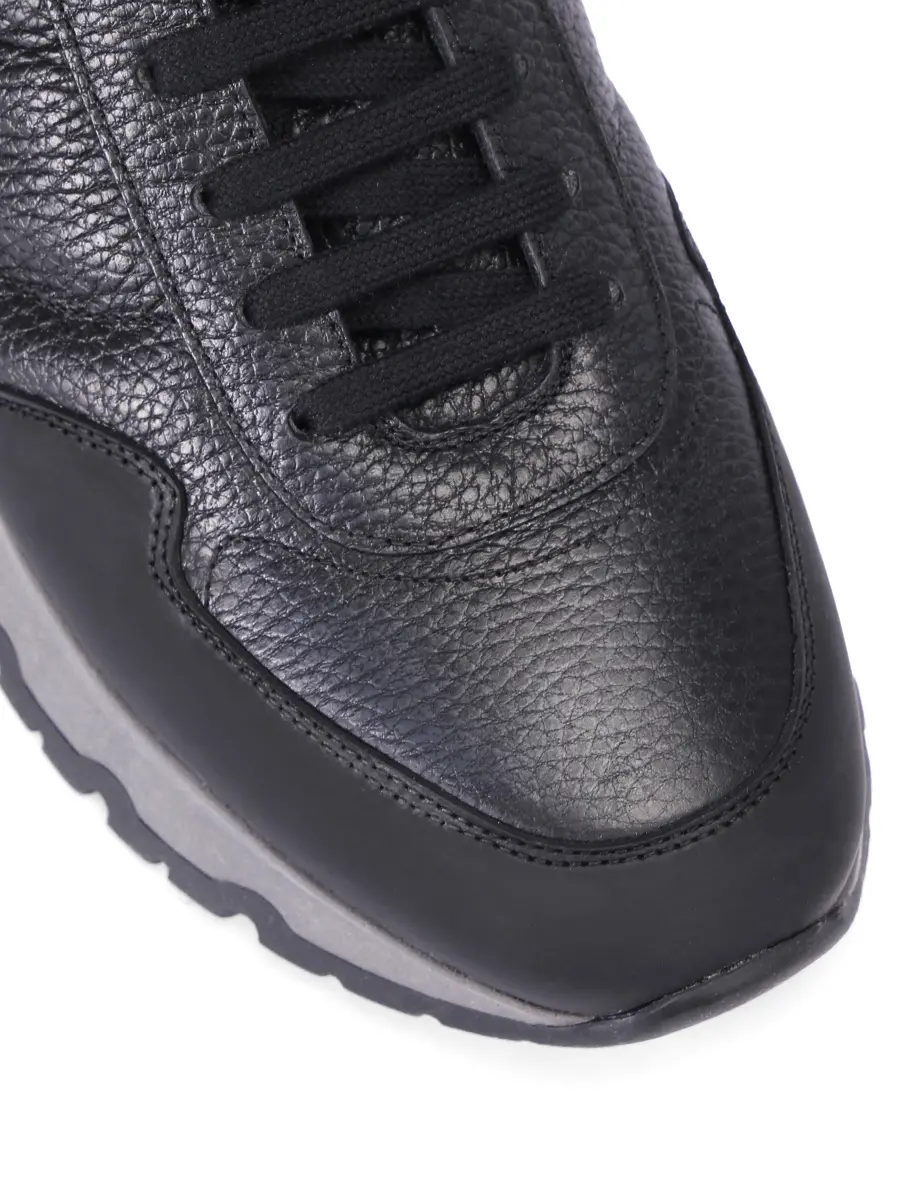 Кроссовки кожаные на меху