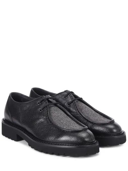 Дерби кожаные на меху DOUCAL`S