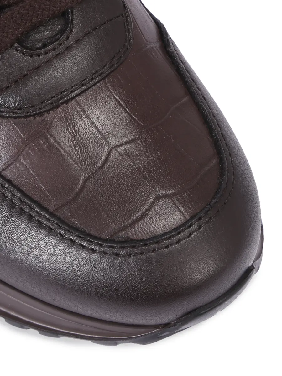 Кроссовки кожаные