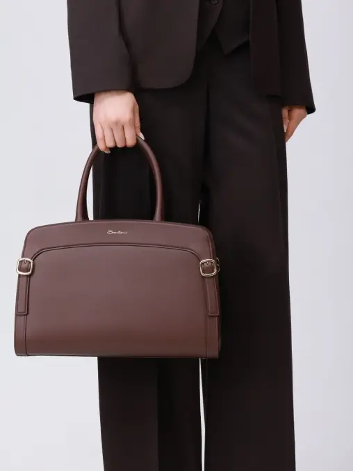 Сумка кожаная SANTONI