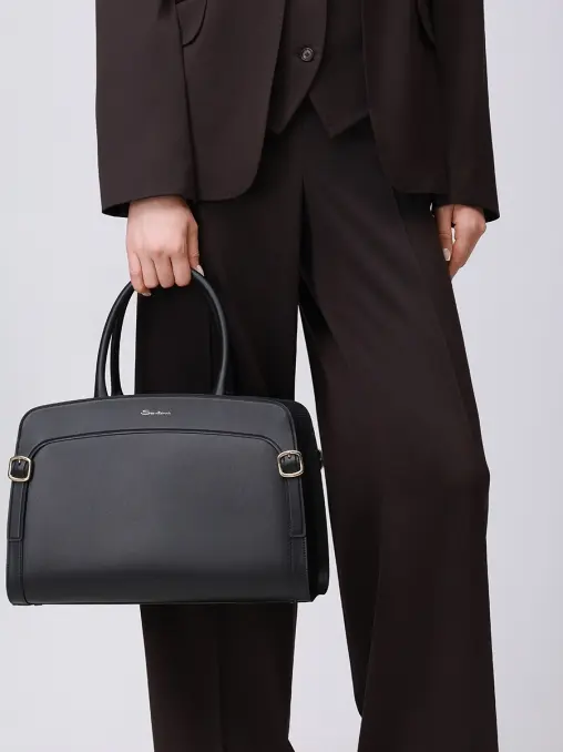 Сумка кожаная SANTONI