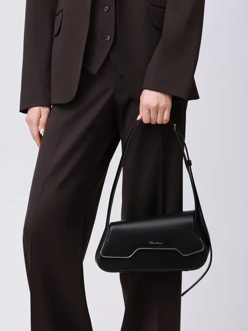 Сумка кожаная SANTONI