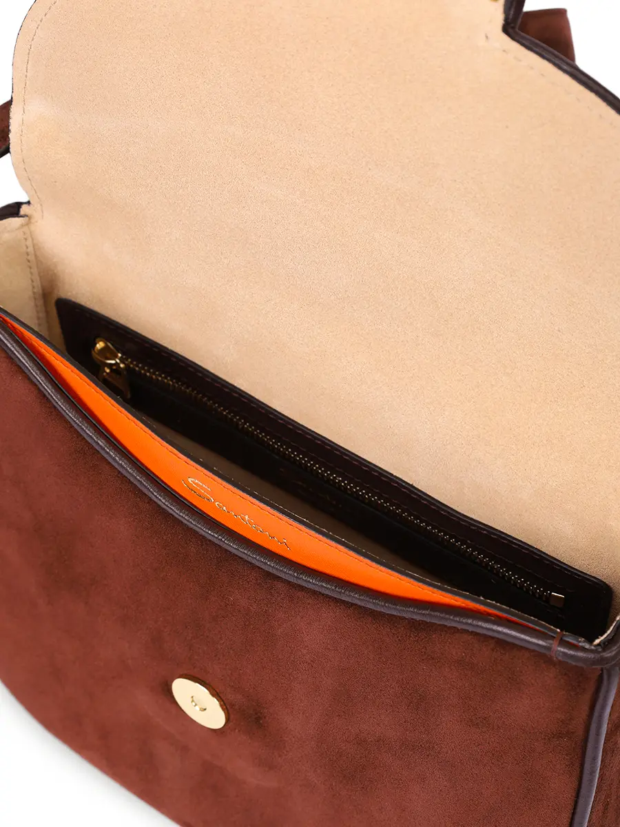 Сумка замшевая