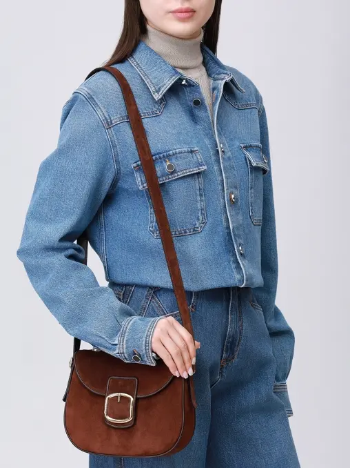 Сумка замшевая SANTONI