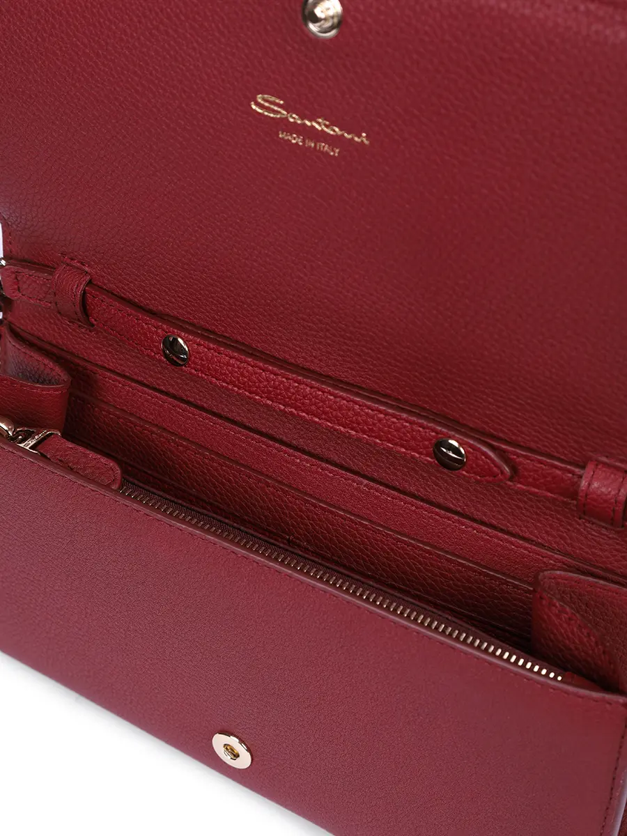 Клатч кожаный