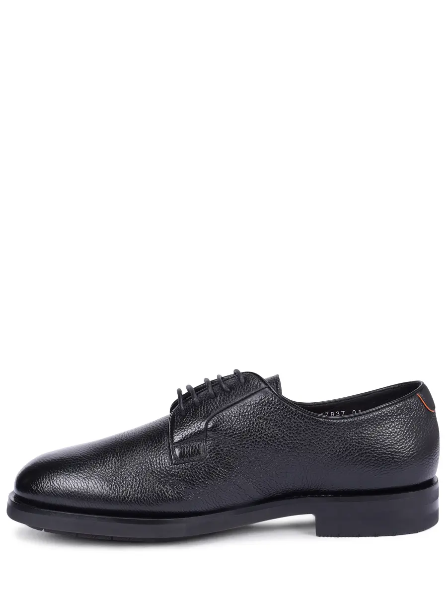 Дерби кожаные на меху