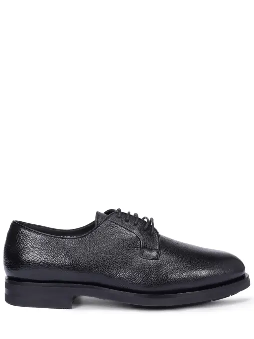 Дерби кожаные на меху SANTONI