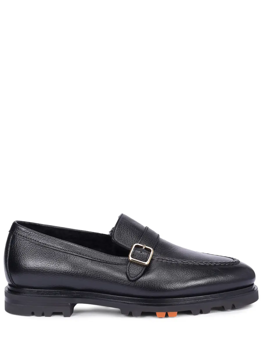 Монки кожаные на меху