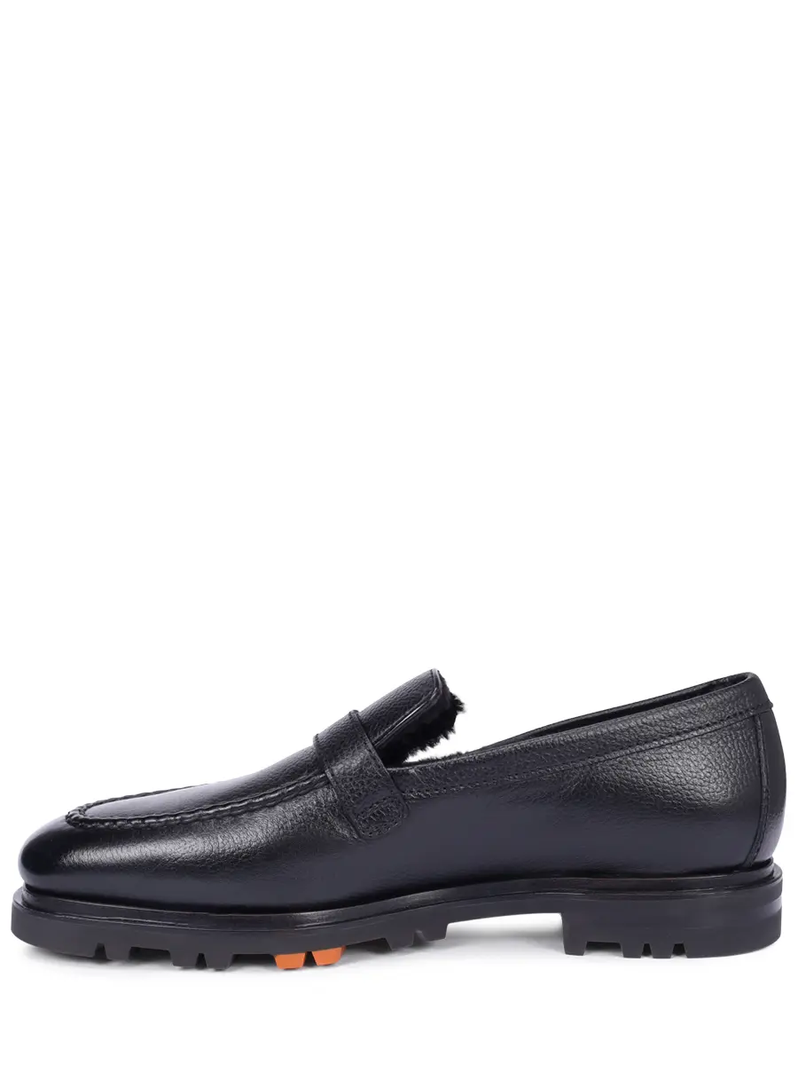 Монки кожаные на меху