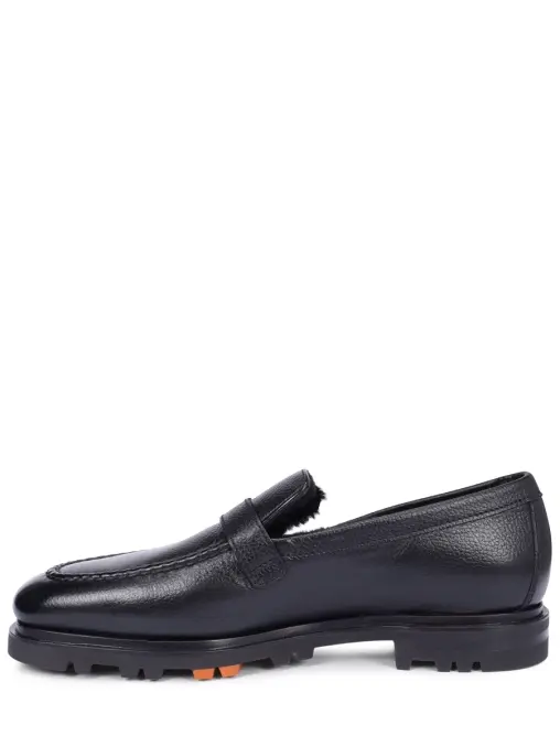 Монки кожаные на меху SANTONI
