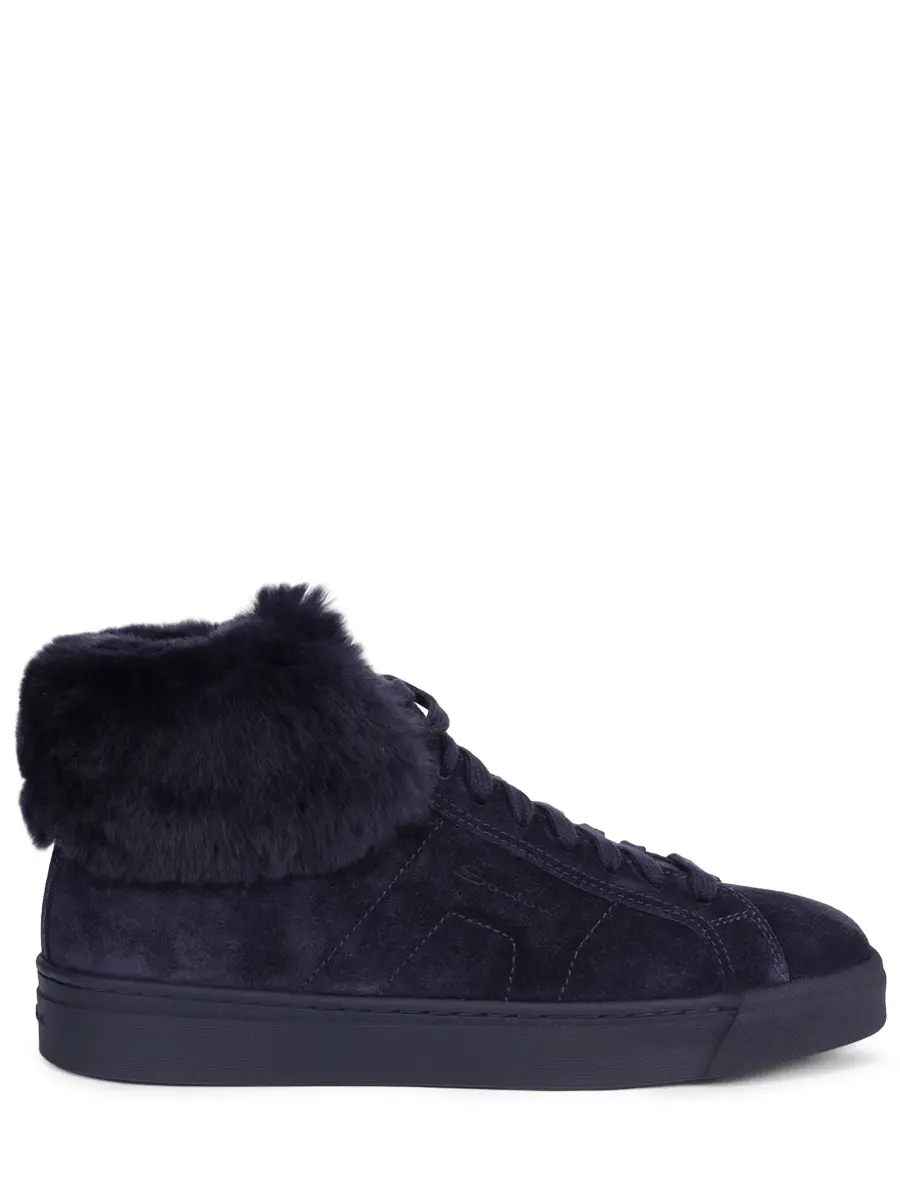 Кеды замшевые на меху