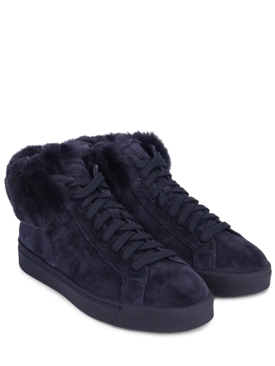 Кеды замшевые на меху