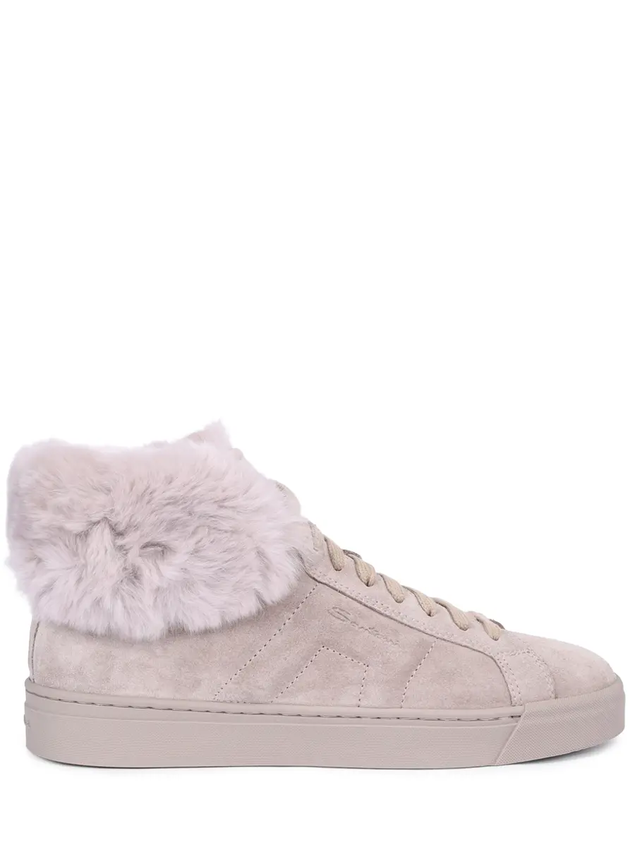 Кеды замшевые на меху