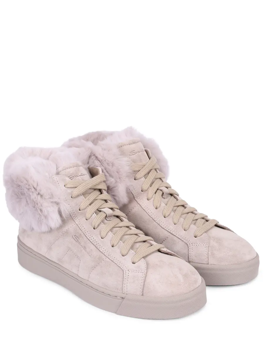 Кеды замшевые на меху