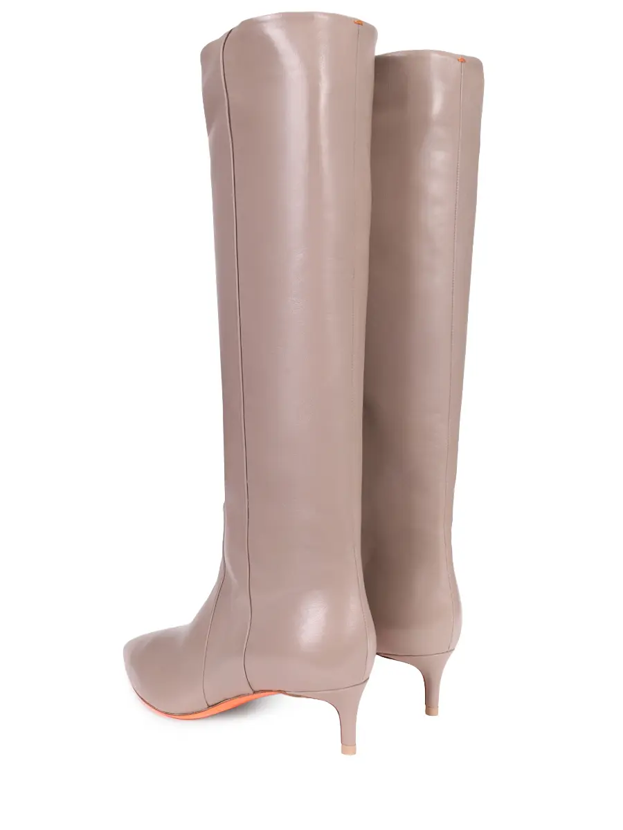 Сапоги кожаные