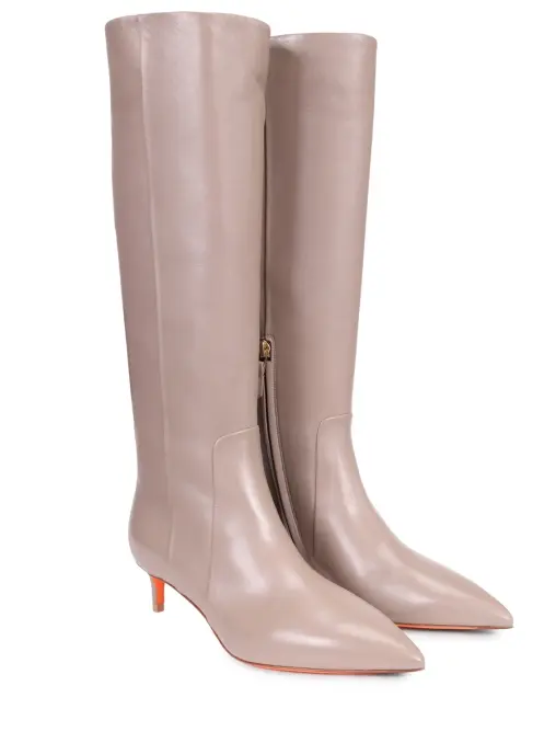 Сапоги кожаные SANTONI