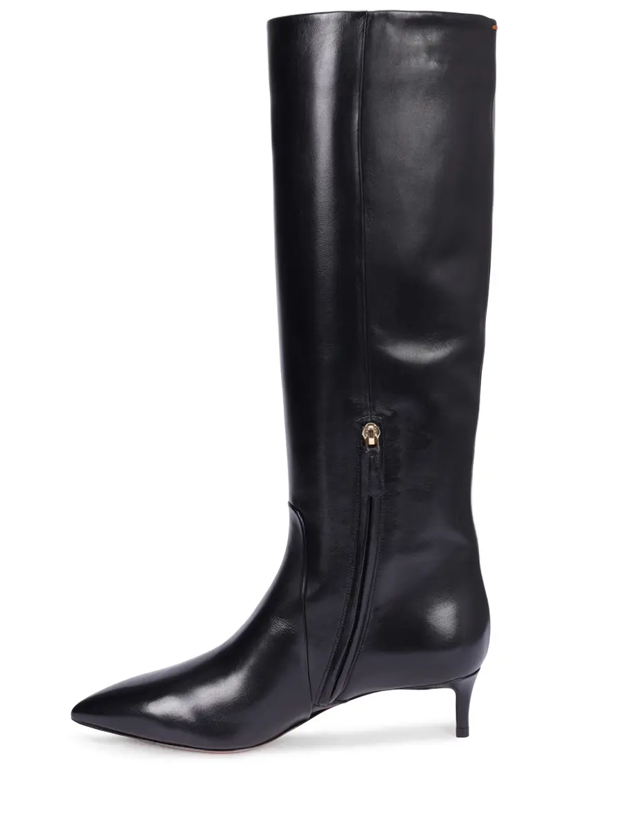 Сапоги кожаные