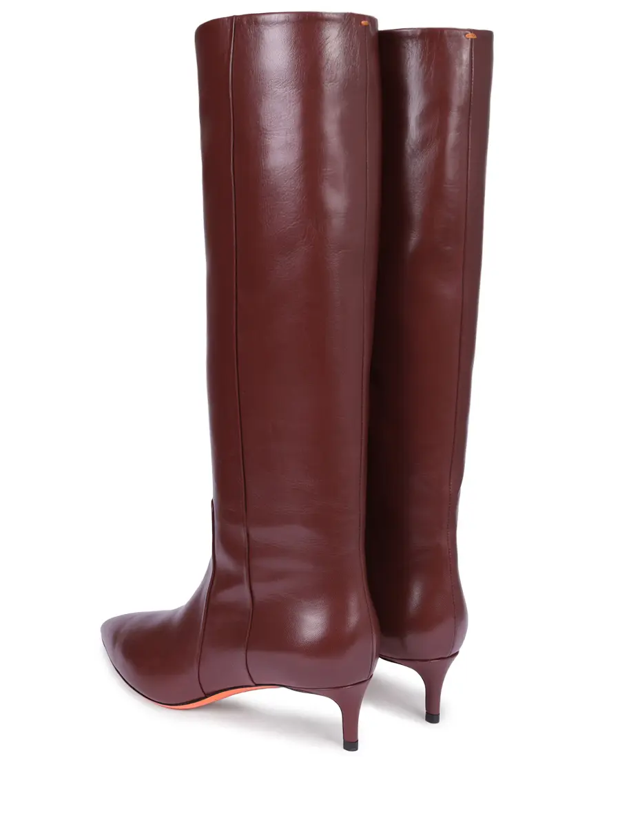 Сапоги кожаные