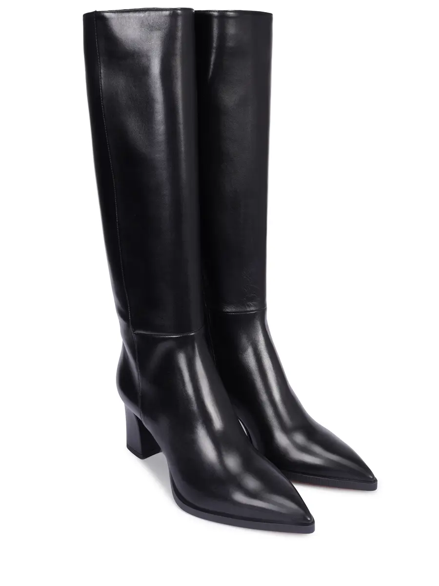 Сапоги кожаные