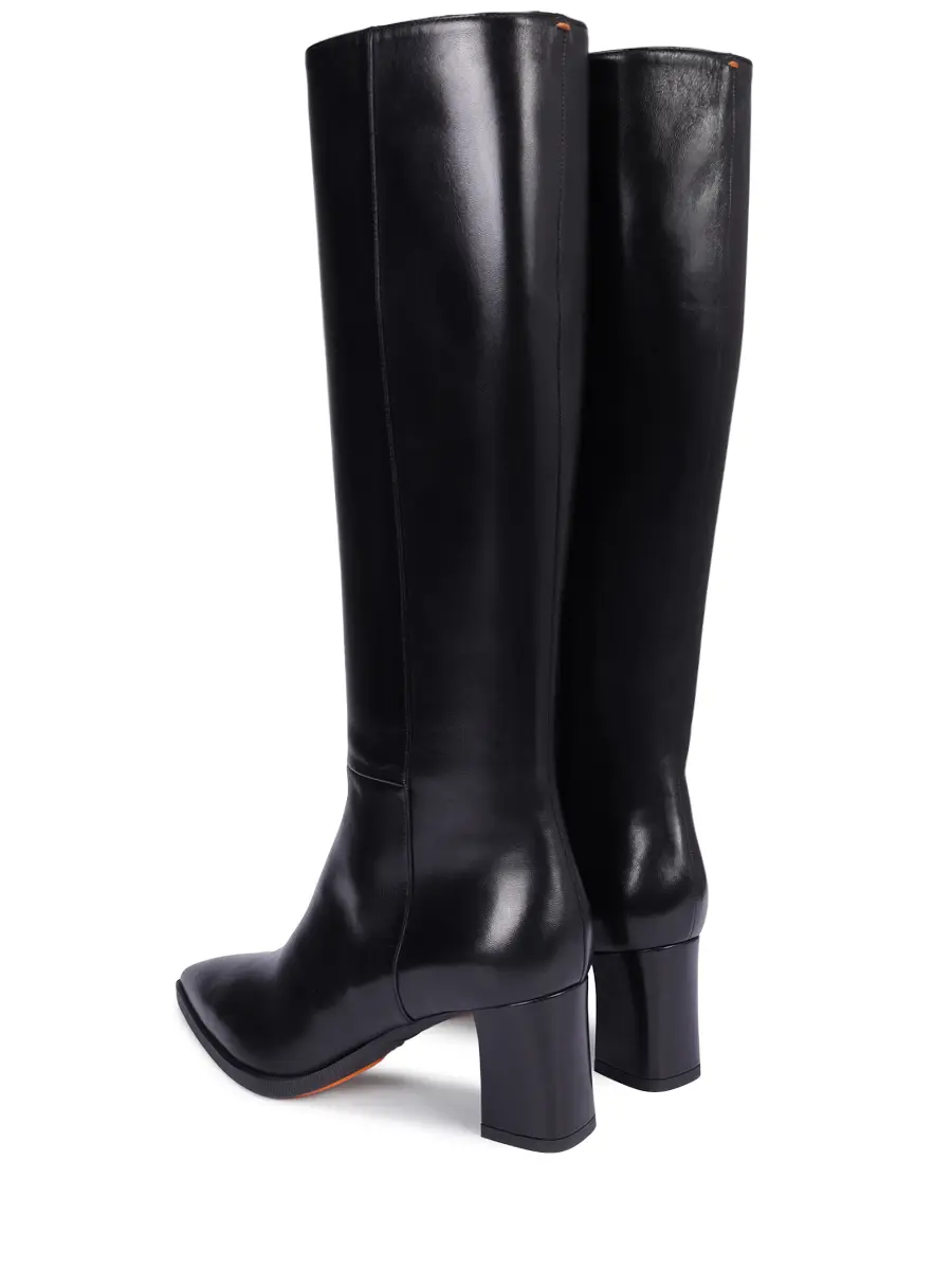 Сапоги кожаные