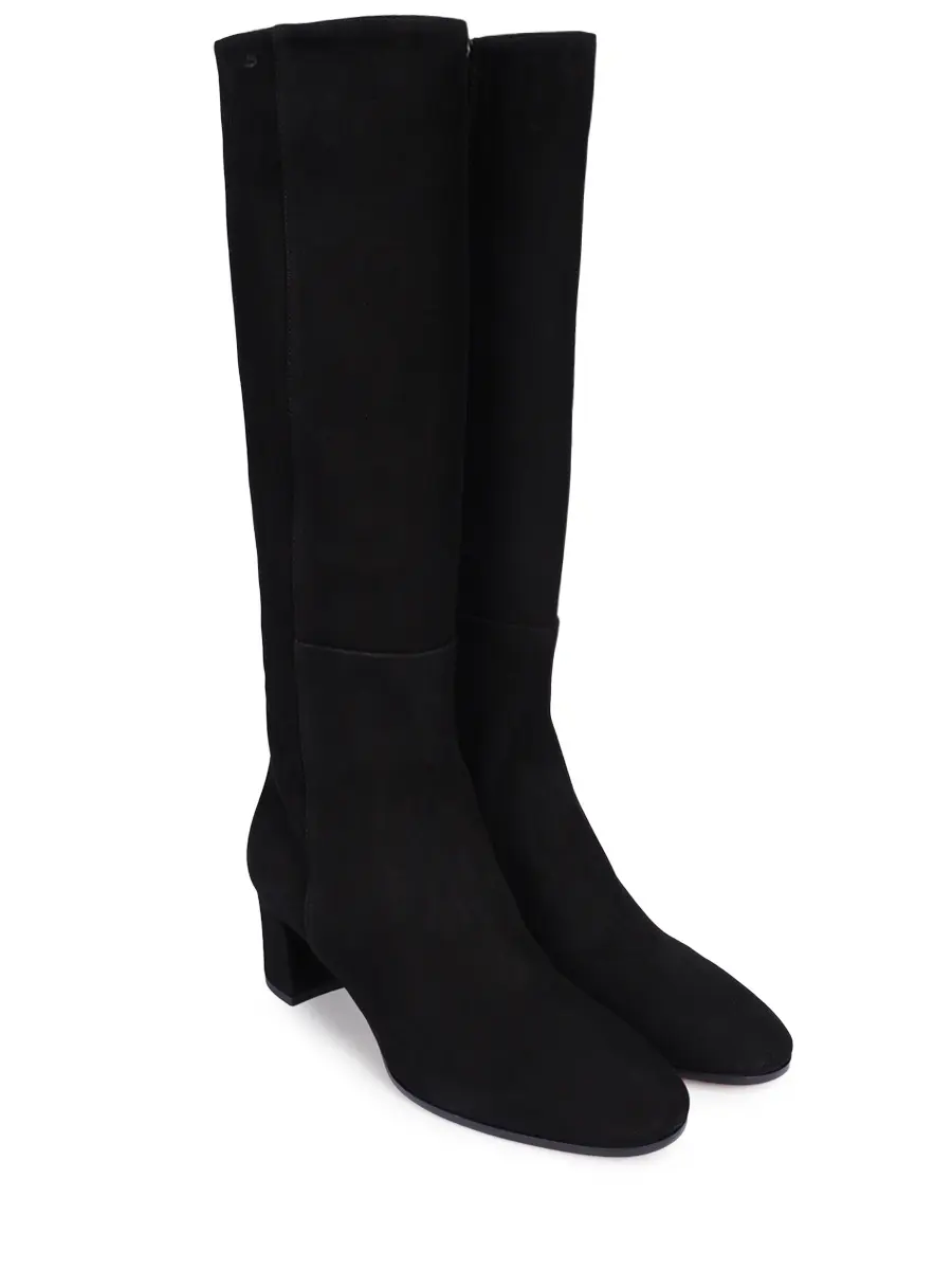 Сапоги замшевые