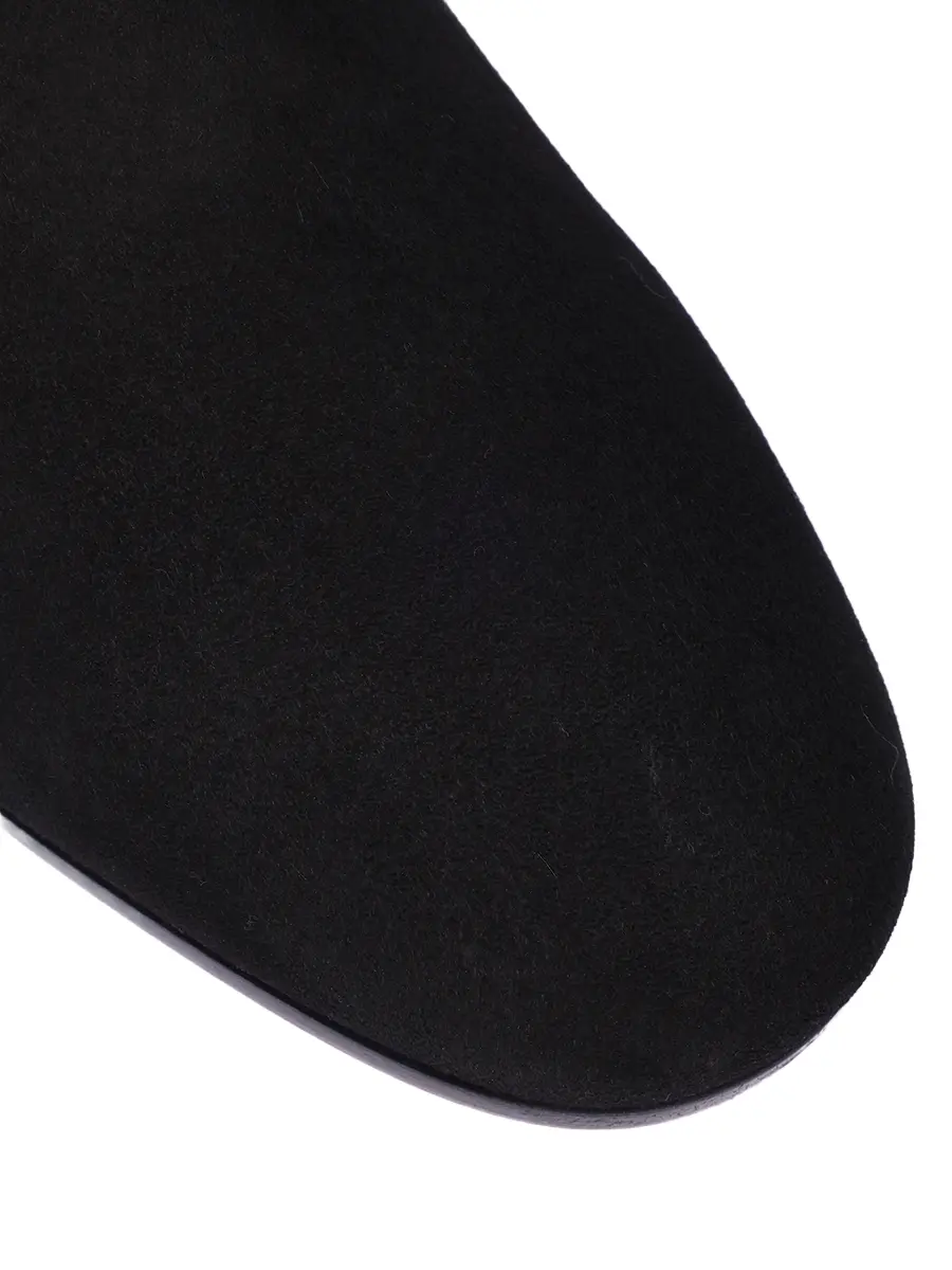 Сапоги замшевые