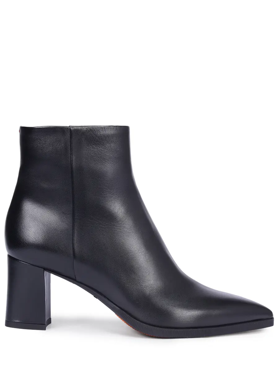 Ботильоны кожаные