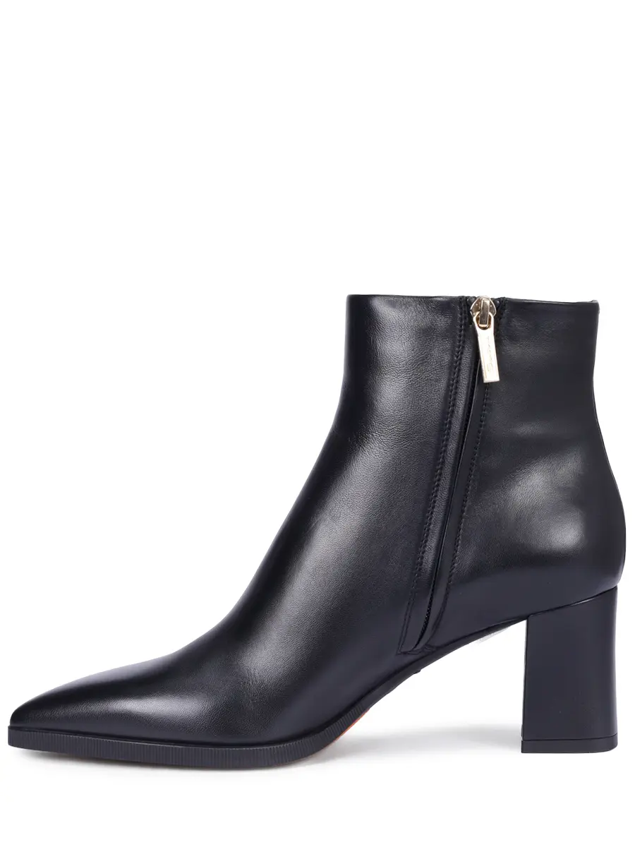 Ботильоны кожаные