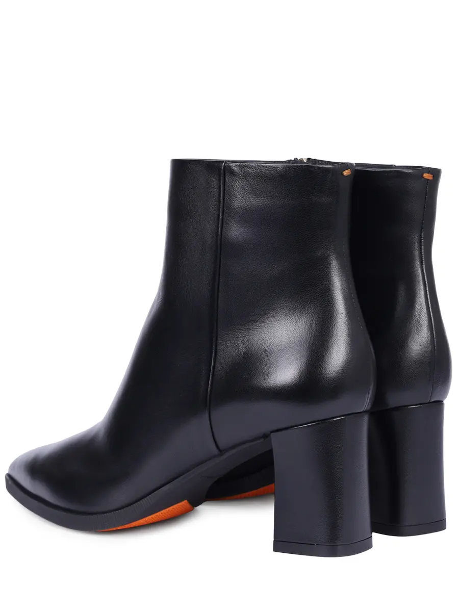 Ботильоны кожаные
