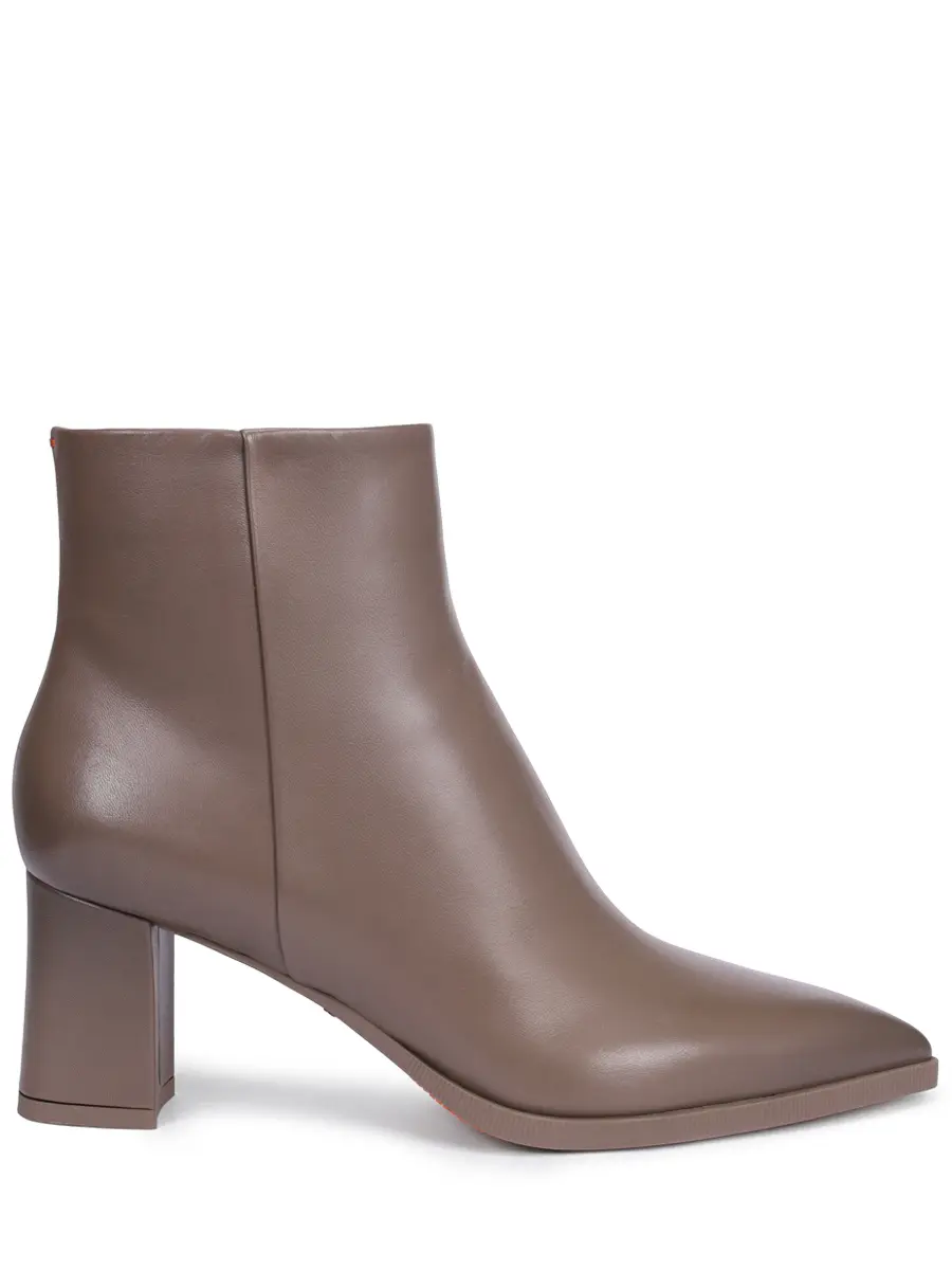 Ботильоны кожаные