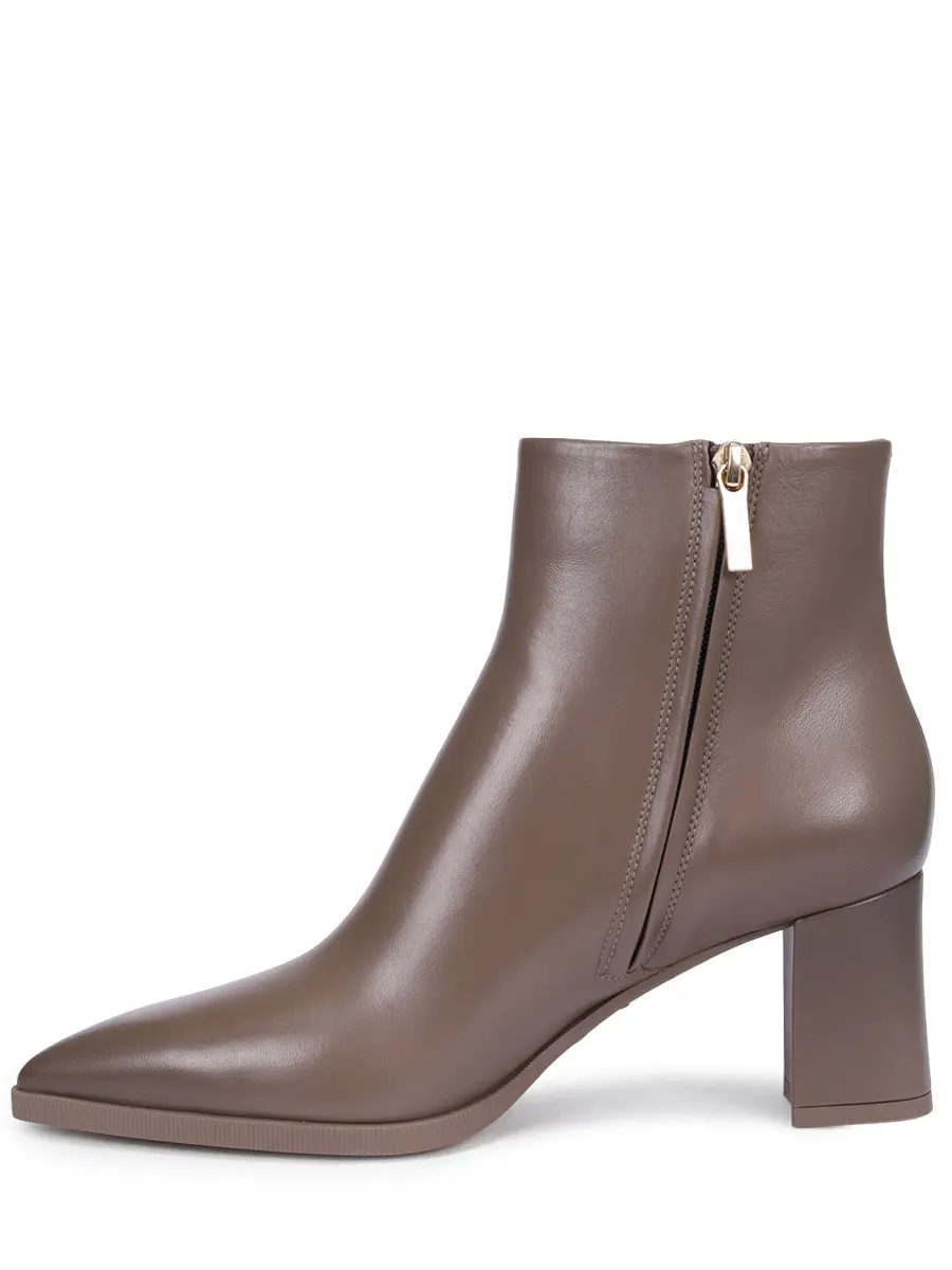 Ботильоны кожаные