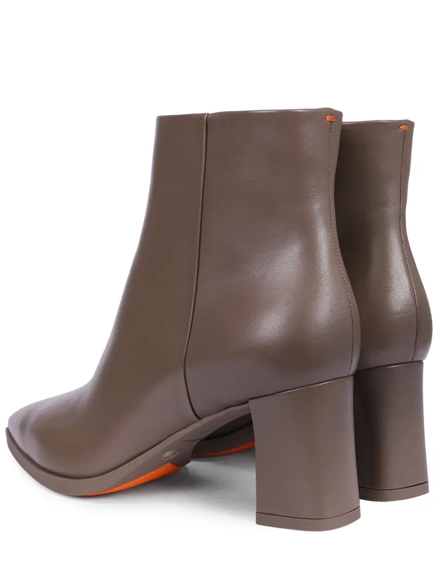 Ботильоны кожаные