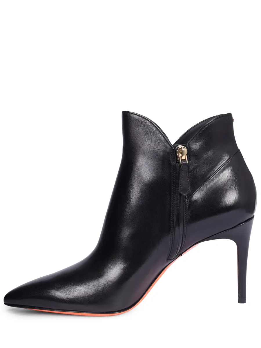 Ботильоны кожаные