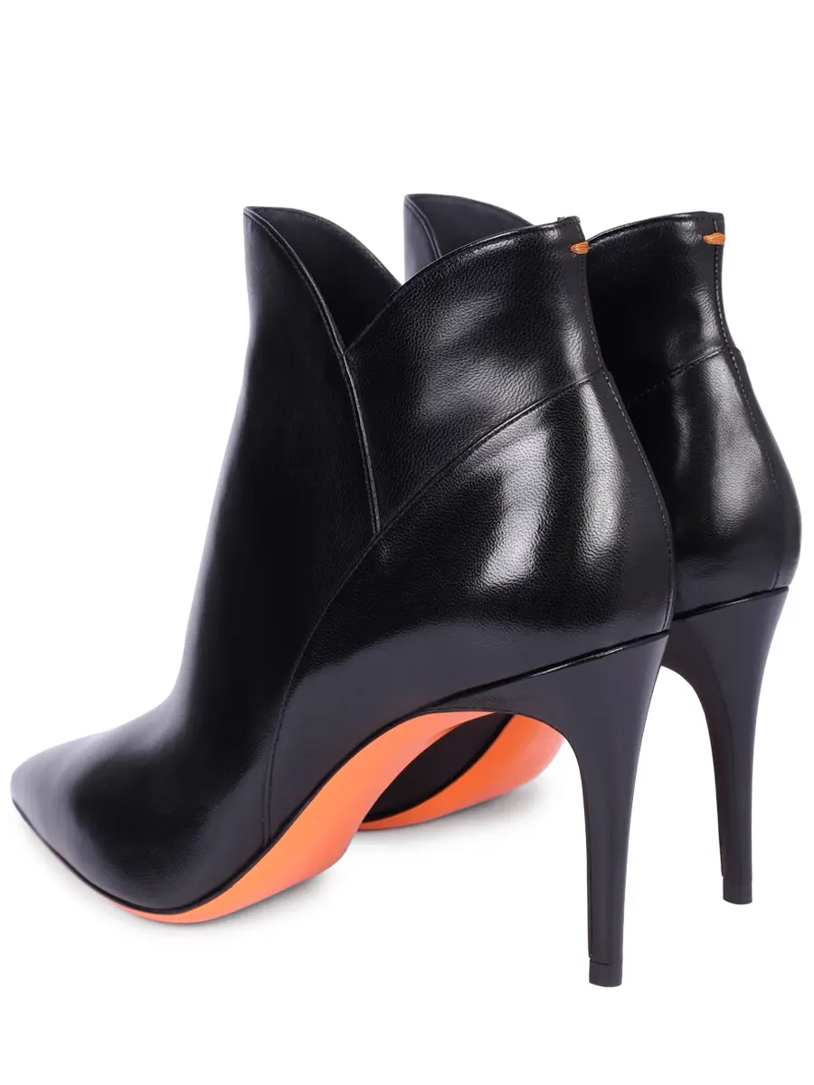 Ботильоны кожаные