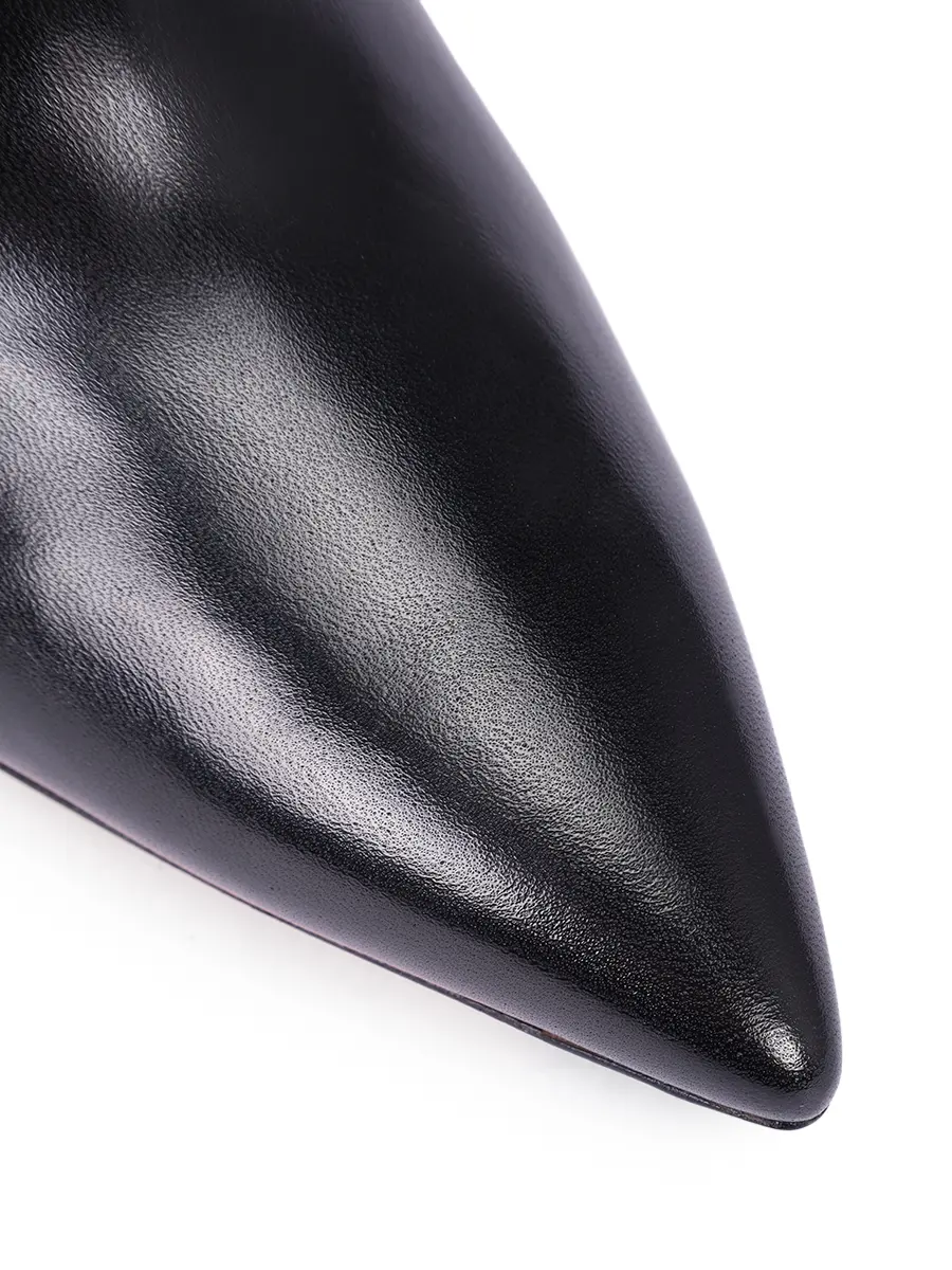 Ботильоны кожаные