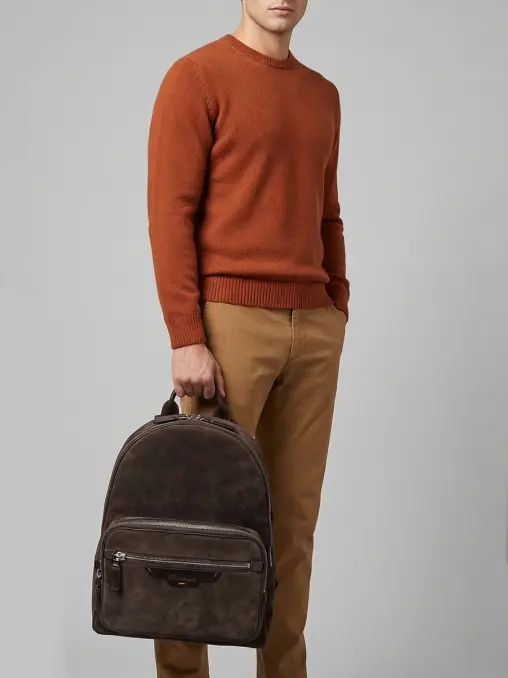 Рюкзак замшевый SANTONI