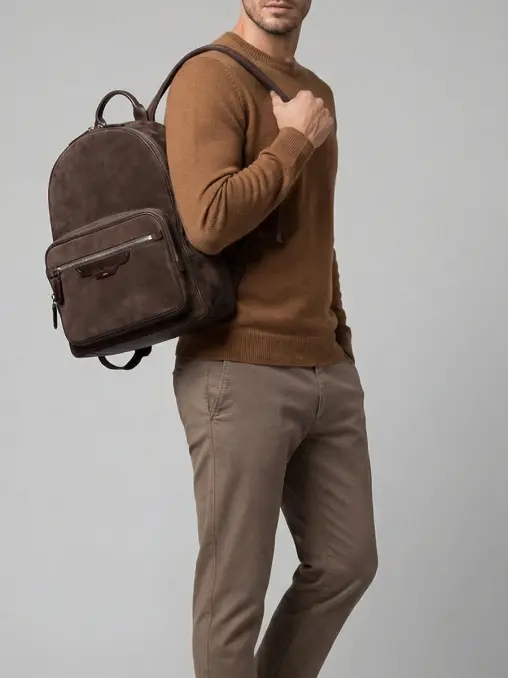 Рюкзак замшевый SANTONI
