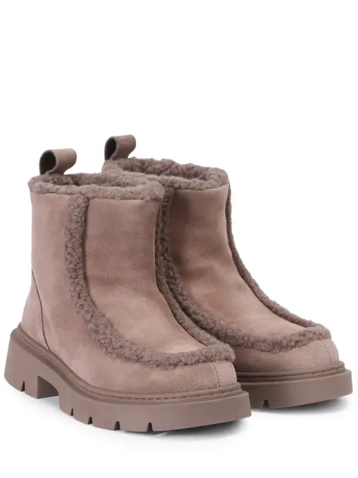 Ботинки замшевые на меху INUIKII