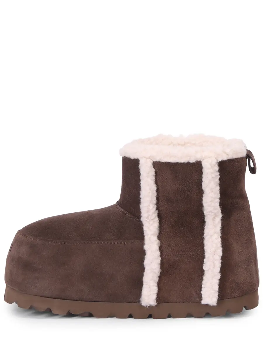 Ботинки замшевые на меху