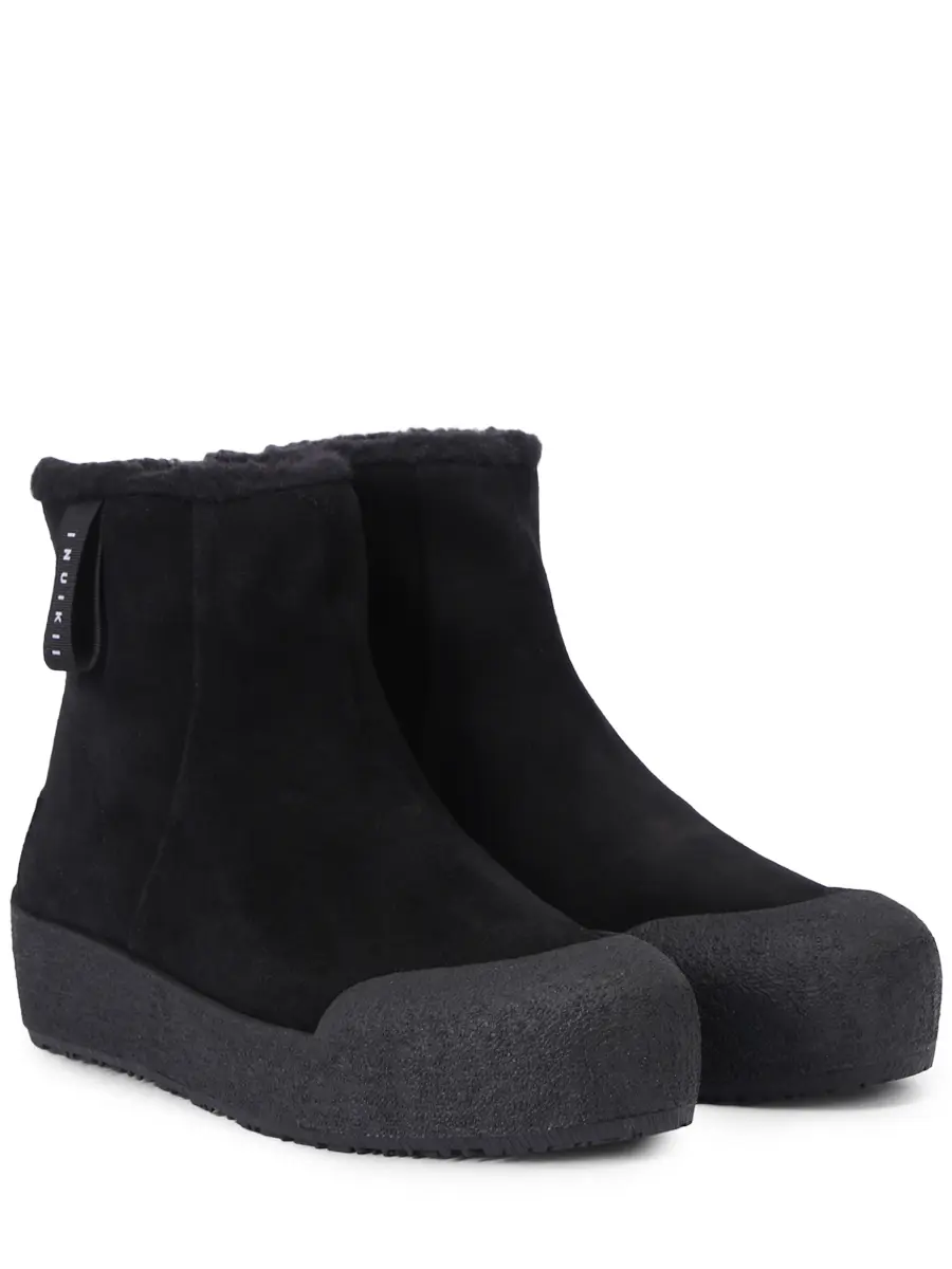 Ботинки замшевые на меху