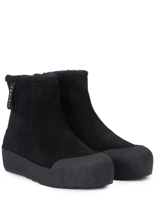 Ботинки замшевые на меху INUIKII